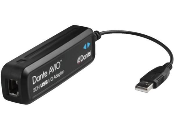 Monacor ADP-USB-2X2 Konwerter AVIO Dante®/USB